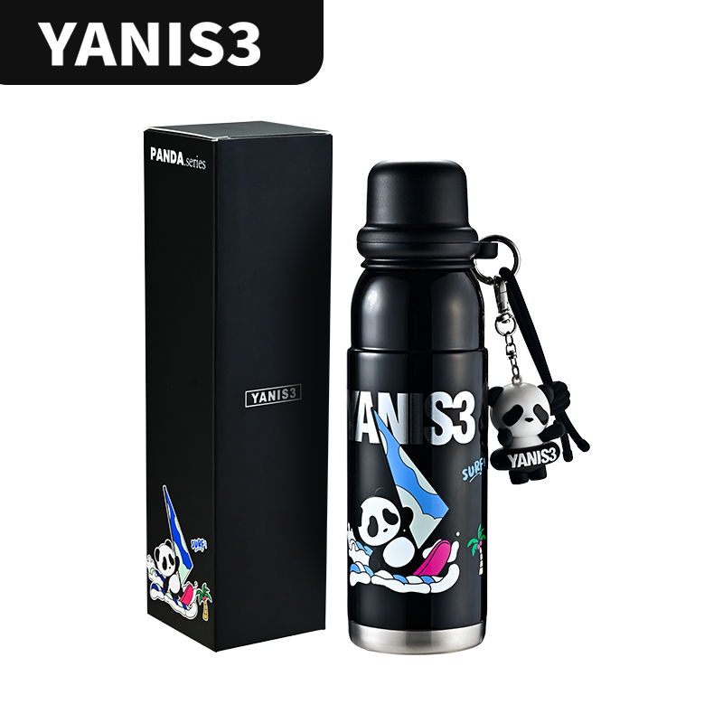 破浪胖达运动保温杯